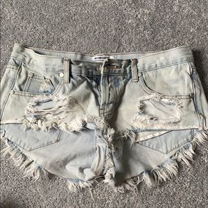 Jean shorts